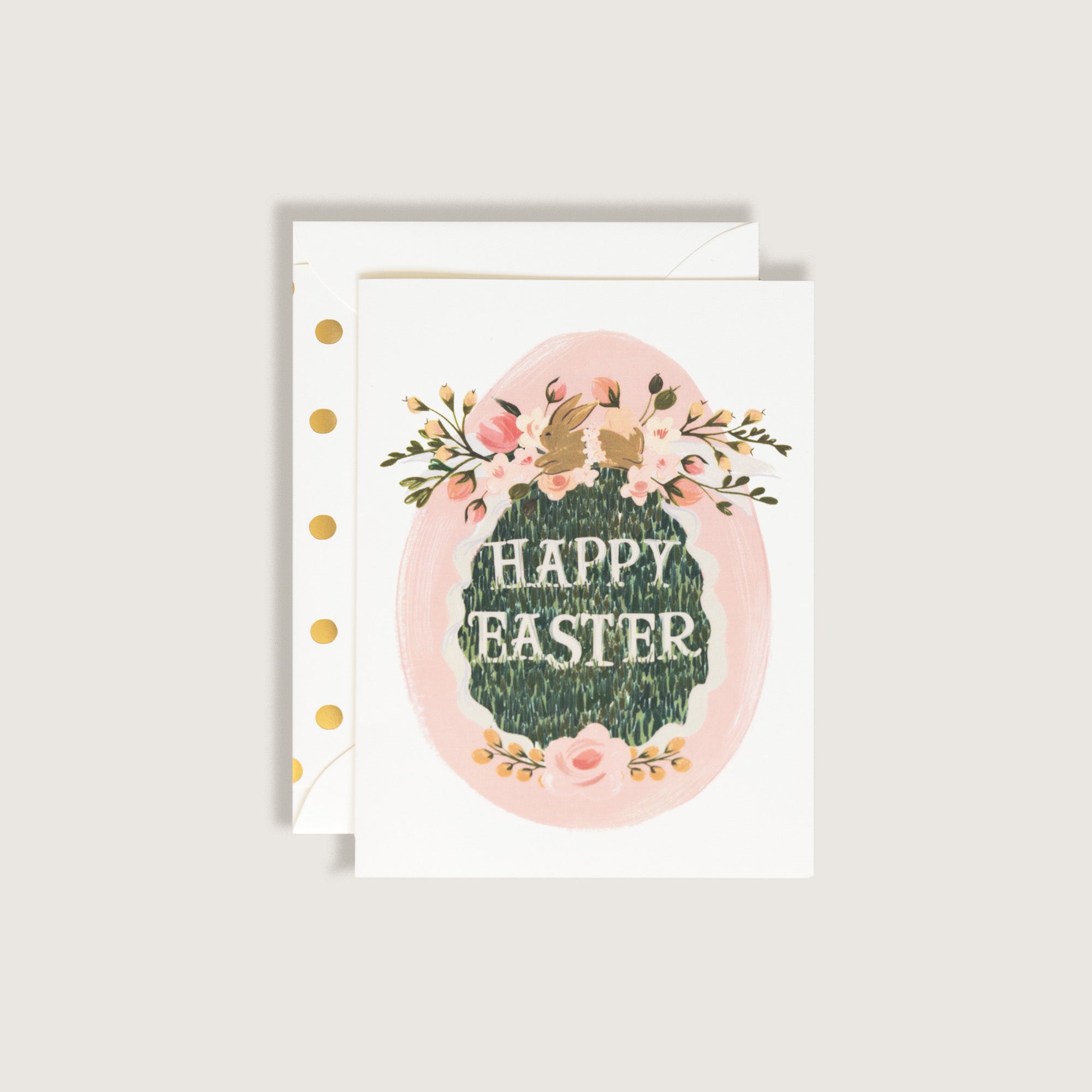 Happy Easter Egg Greeting Card
