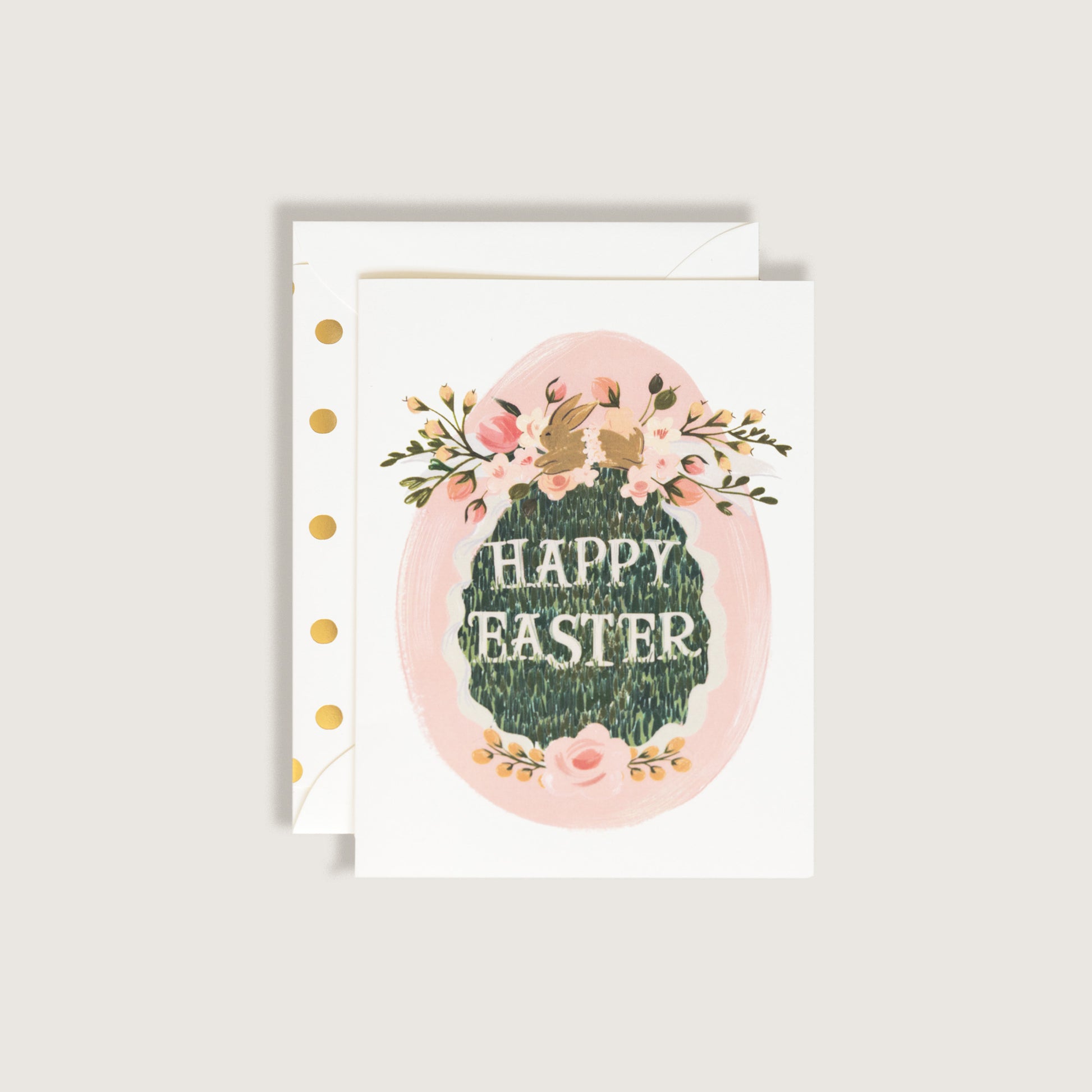 Happy Easter Egg Greeting Card