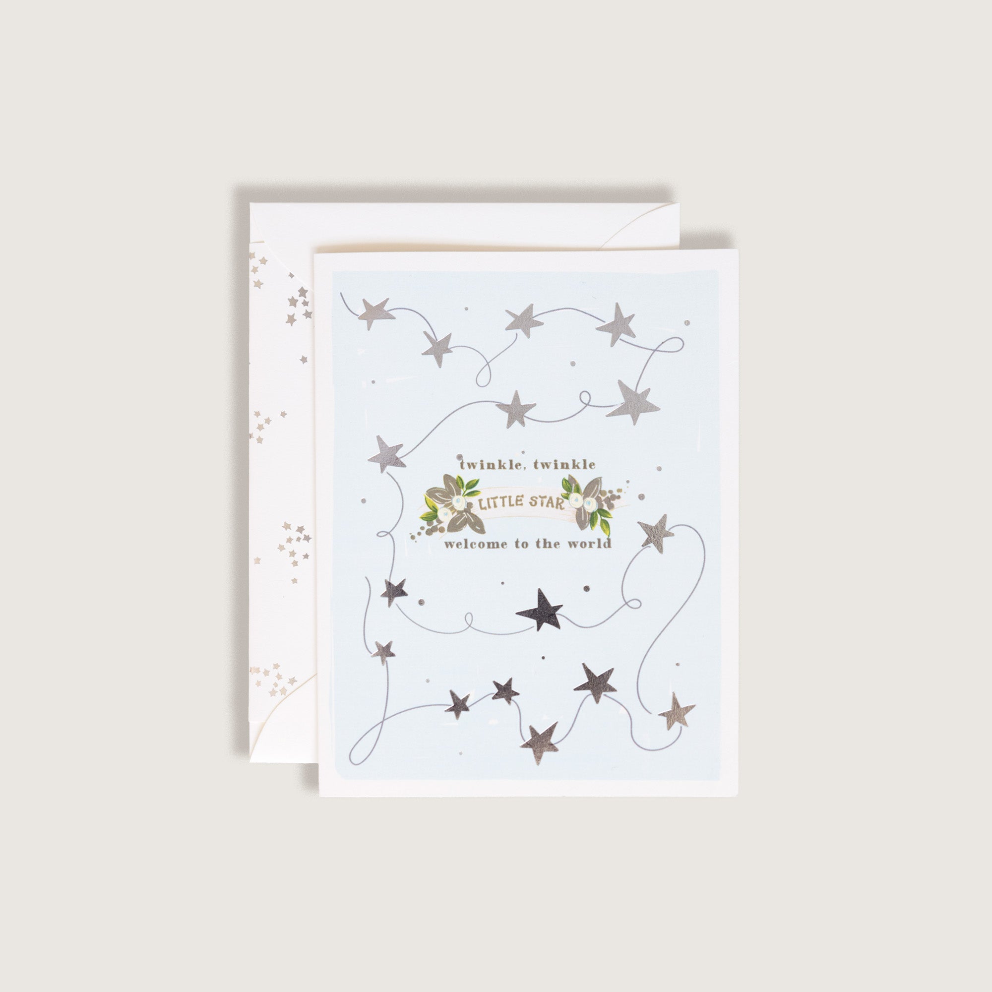 Twinkle Twinkle, Little Star Blue Card