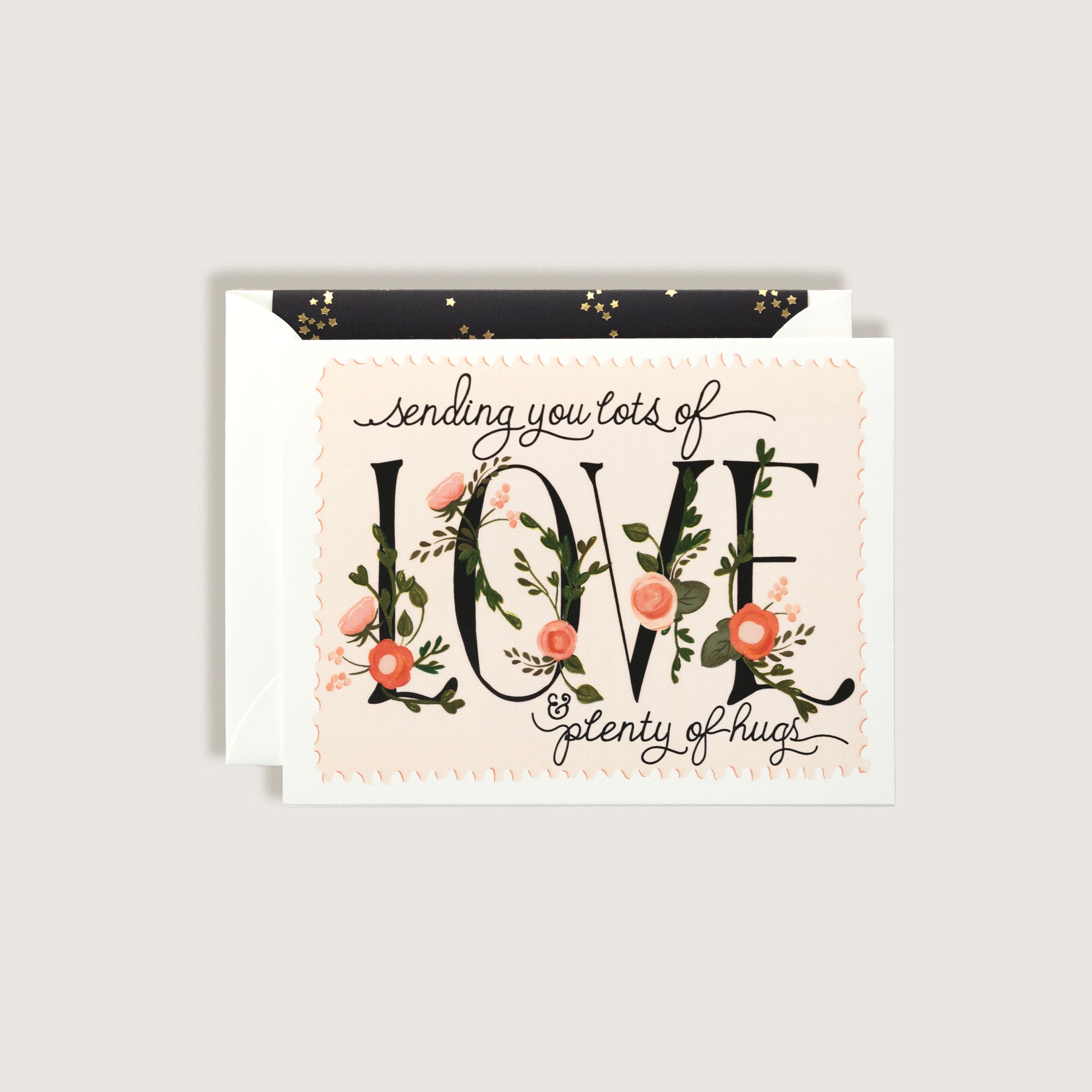 Sending You Love & Plenty of Hugs Greeting Card