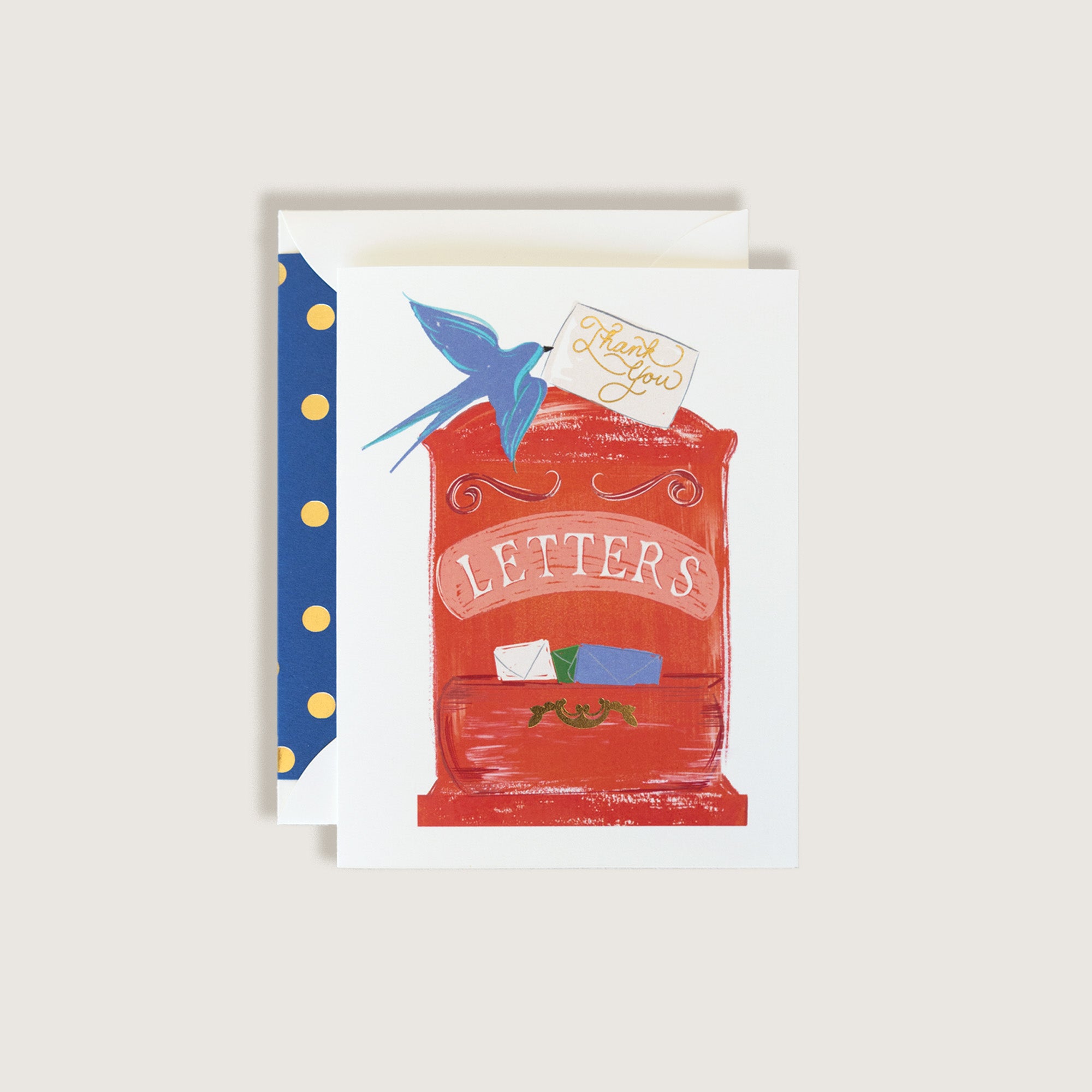 Thank You Letters Greeting Card
