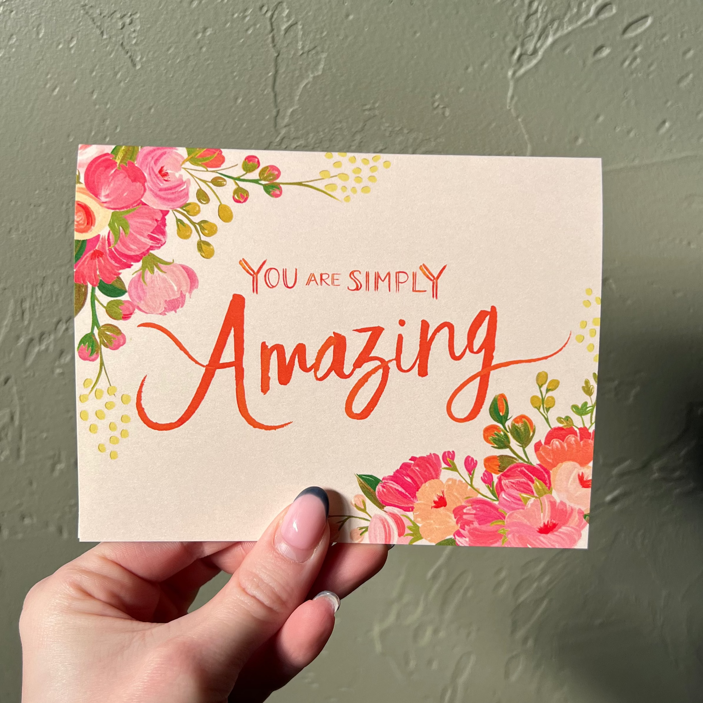 You Are Simply Amazing Card