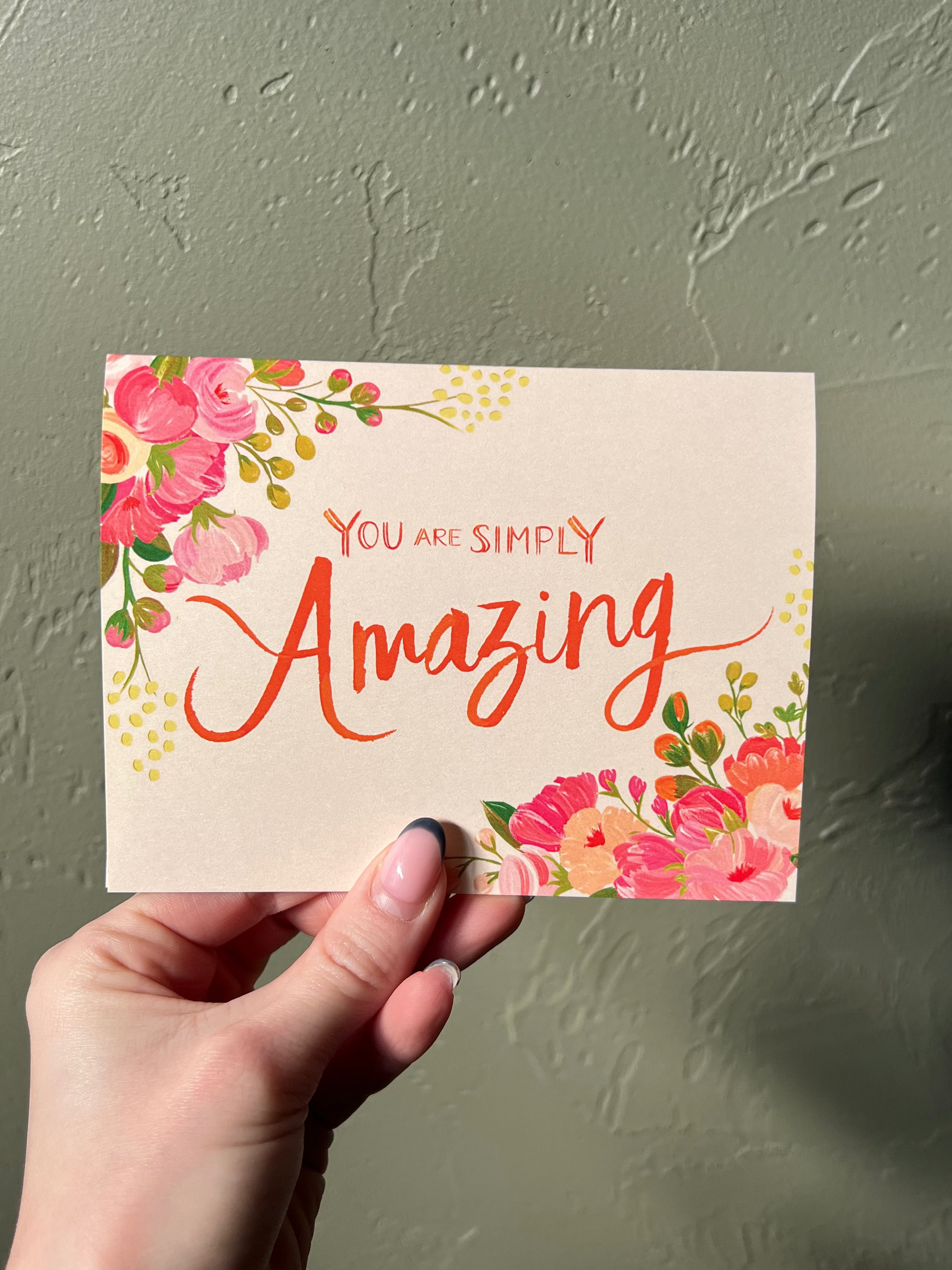 You Are Simply Amazing Card
