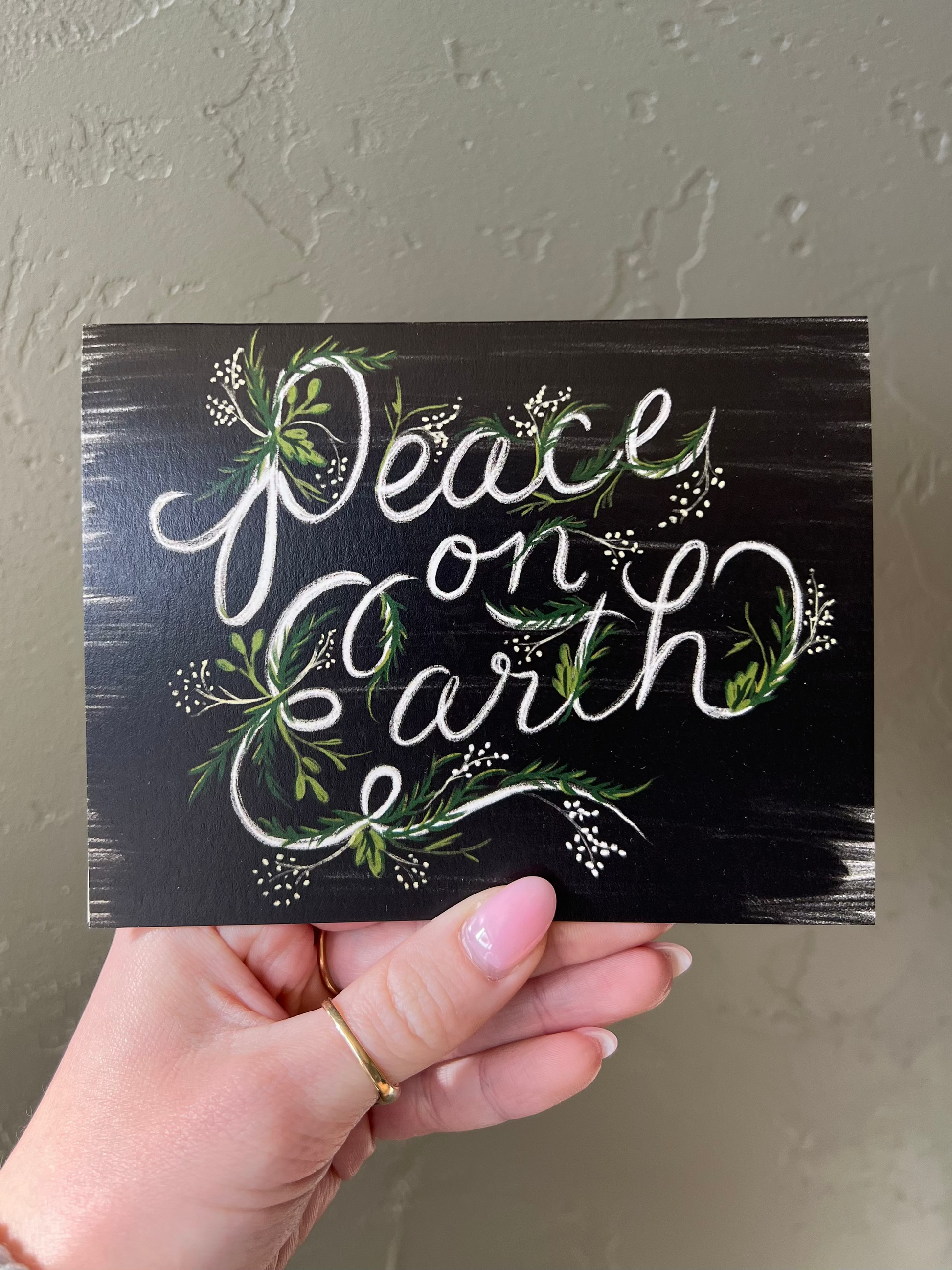Holiday "Peace on Earth" Card