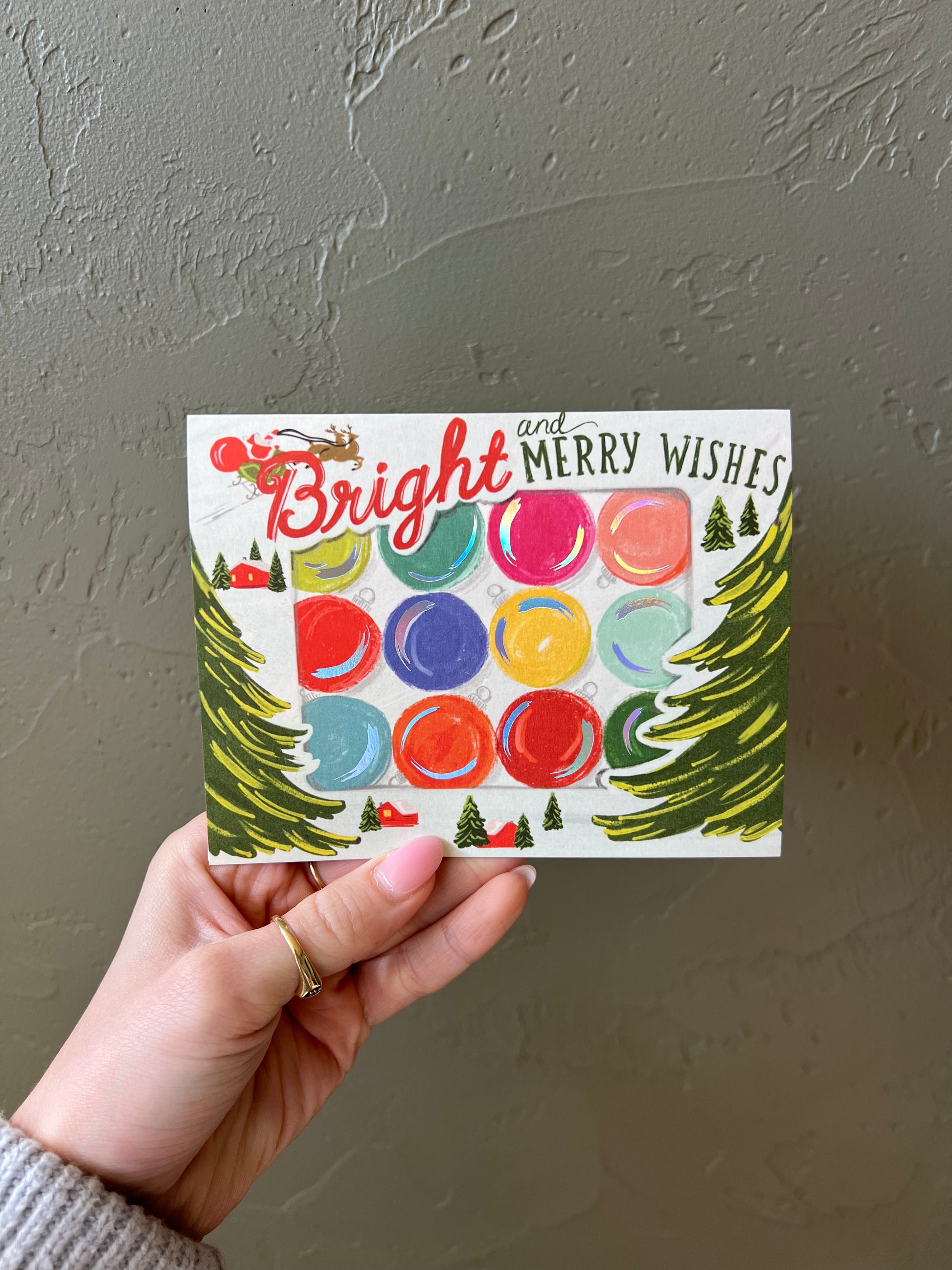 Bright and Merry Ornament Box Card