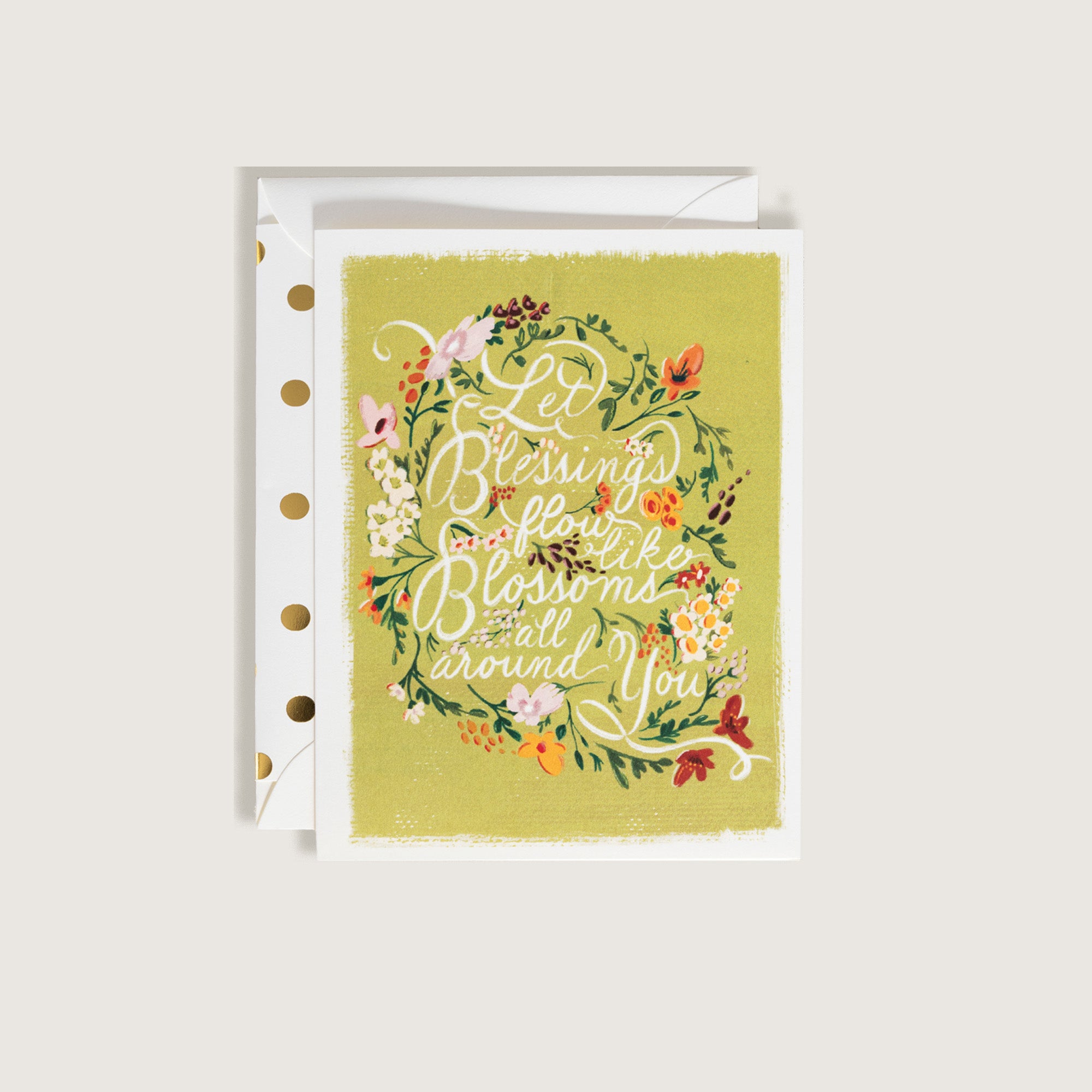 Let Blessings Flow Greeting Card