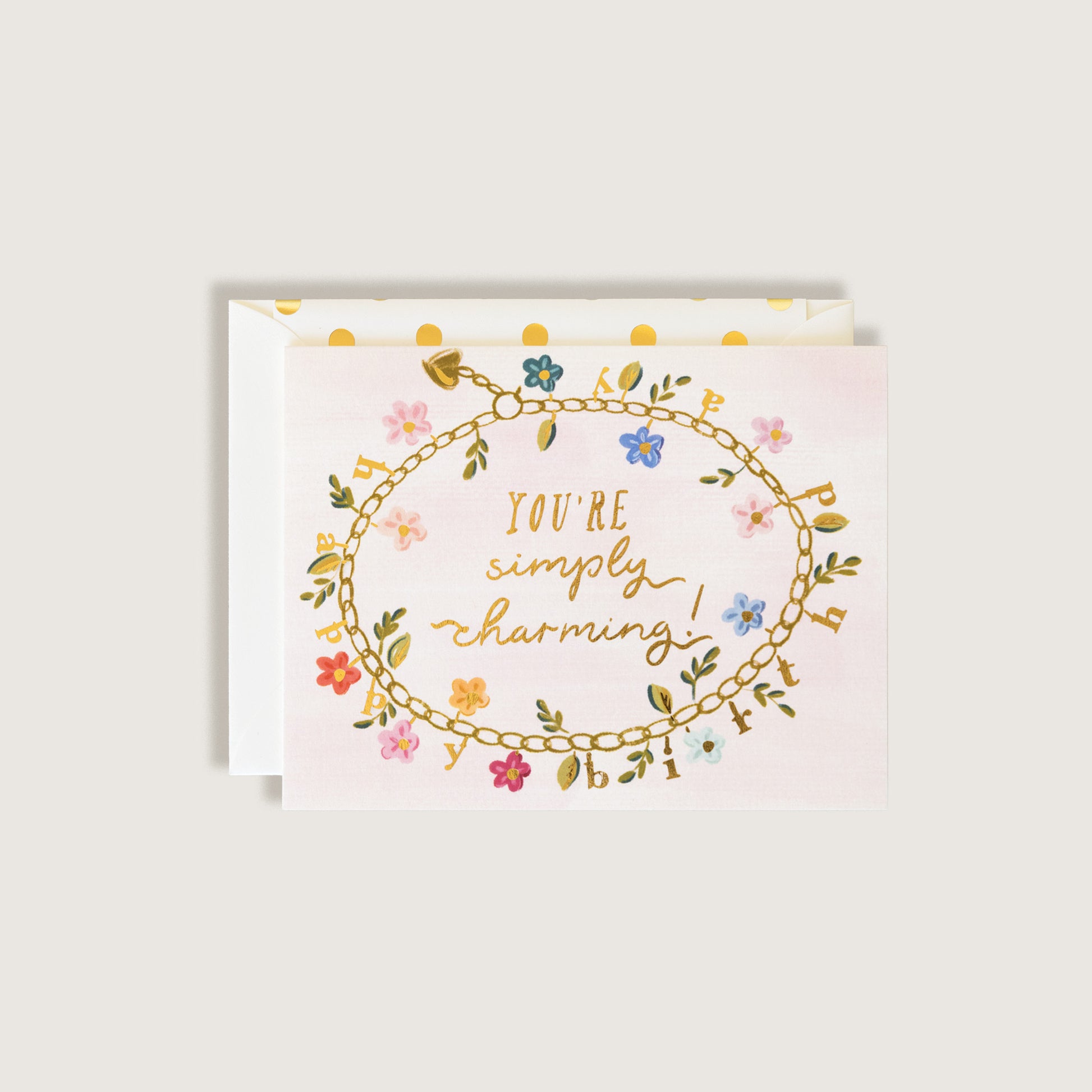 You're Simply Charming Birthday Greeting Card