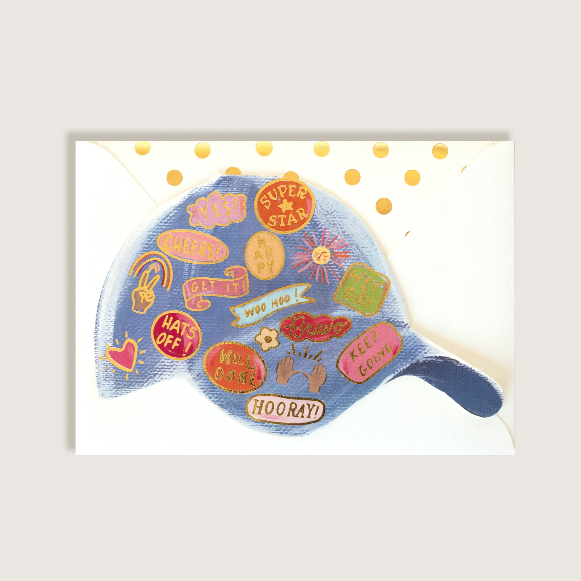 Baseball Cap Congratulations Greeting Card