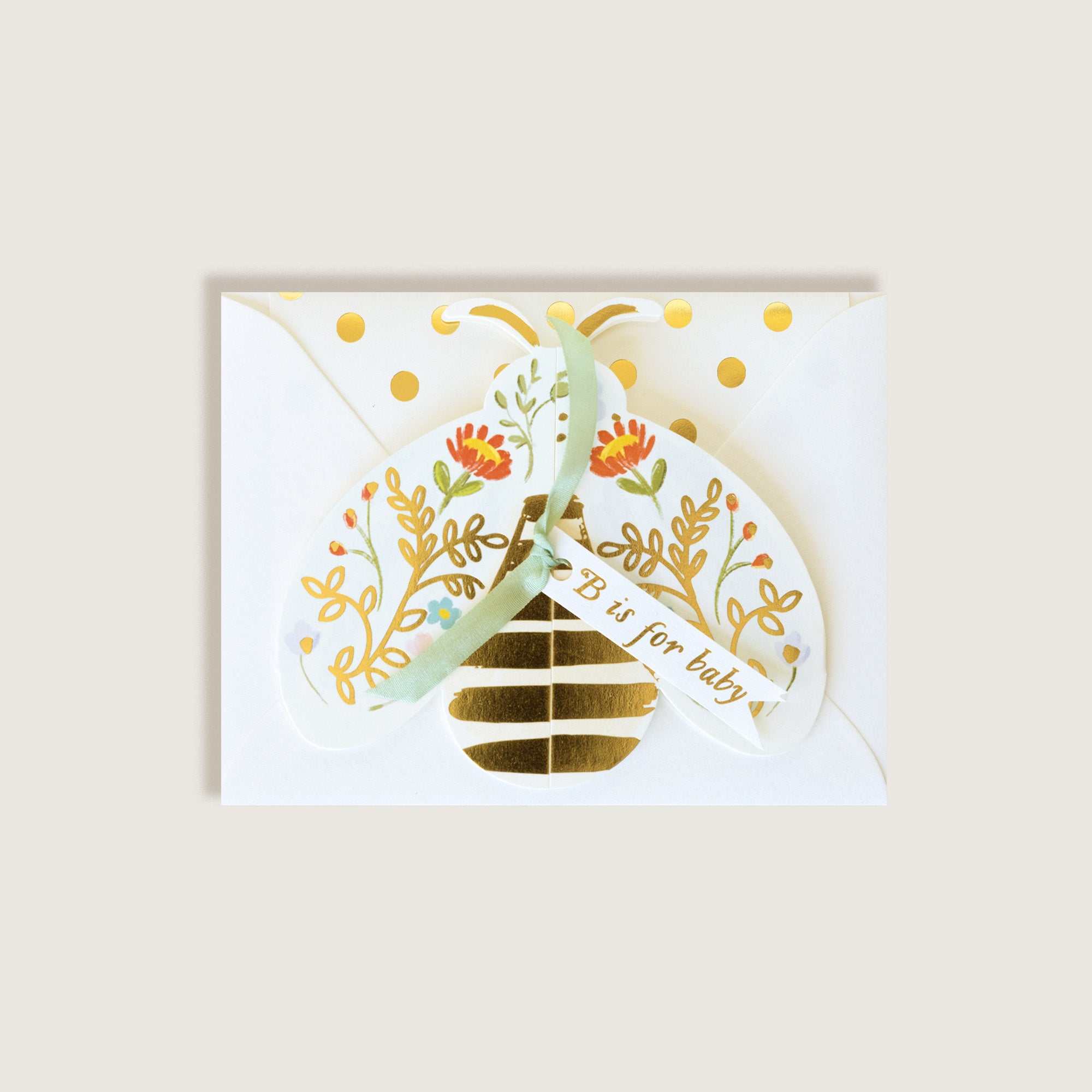 Bee 'B' is for Baby Greeting Card