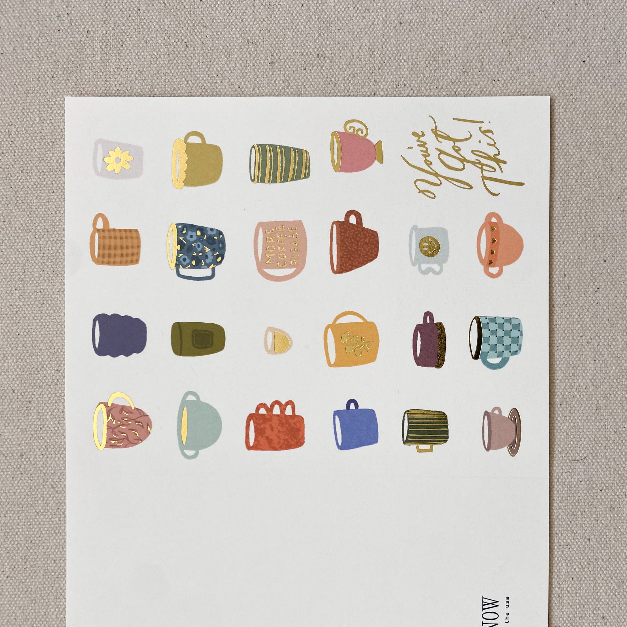 You've Got This! Coffee & Tea Greeting Card 