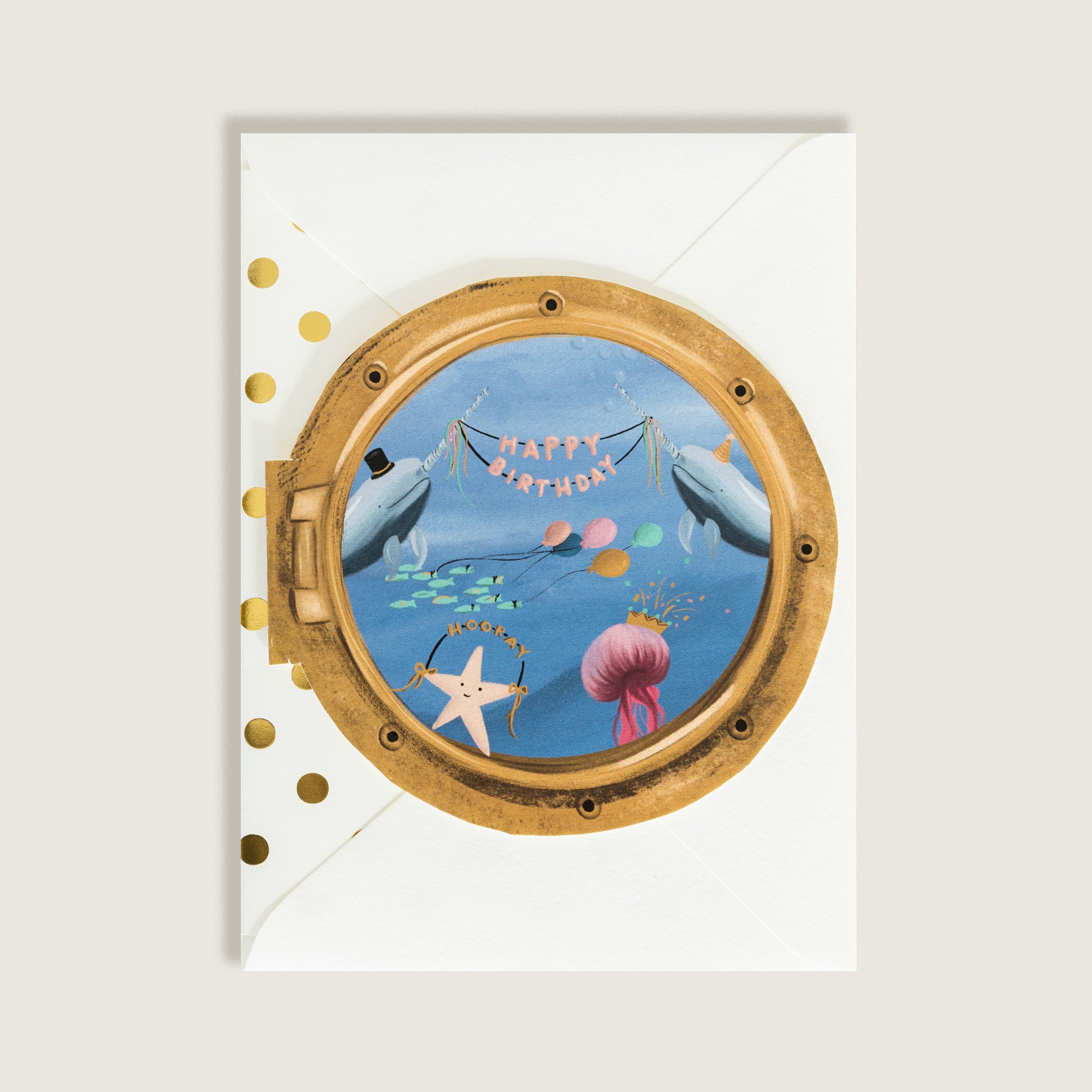 Porthole Birthday Card