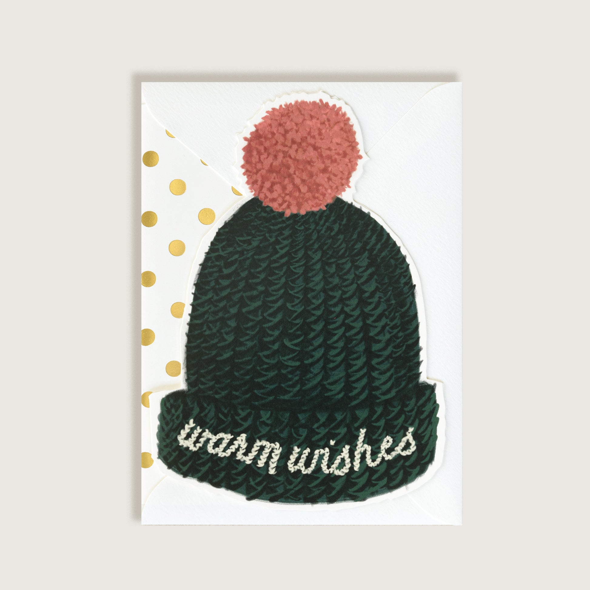 Warm Wishes Beanie Greeting Card