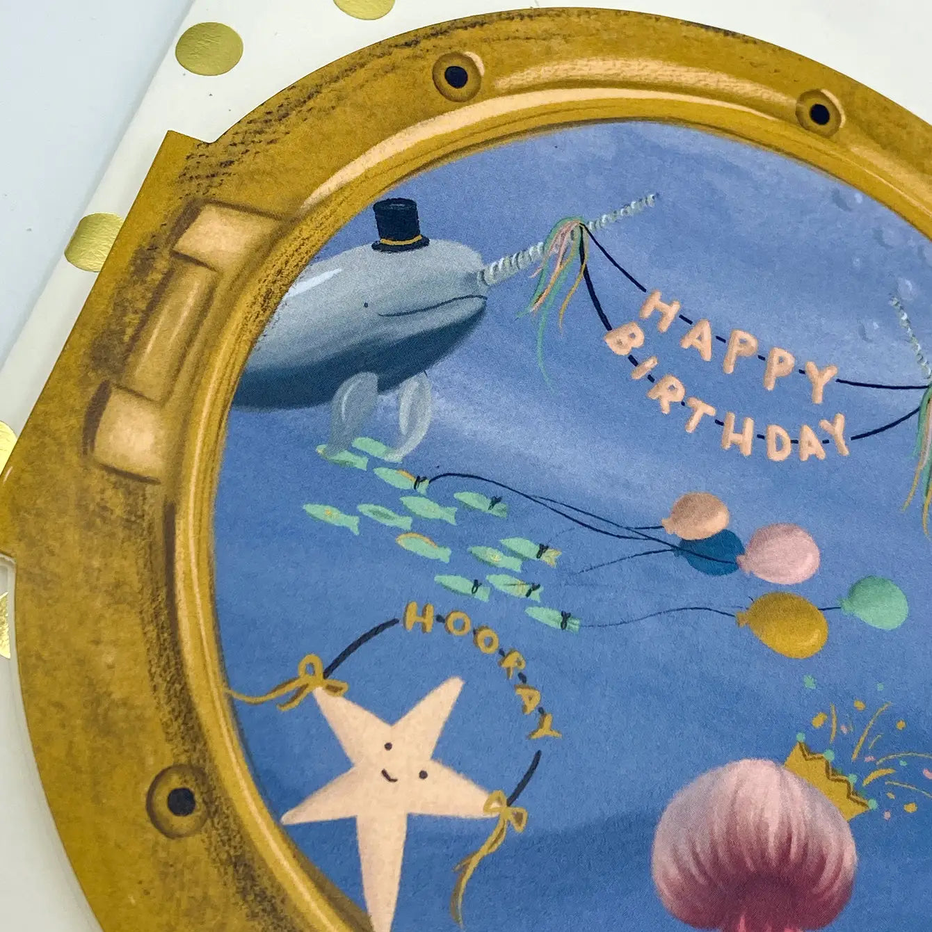Porthole Birthday Card