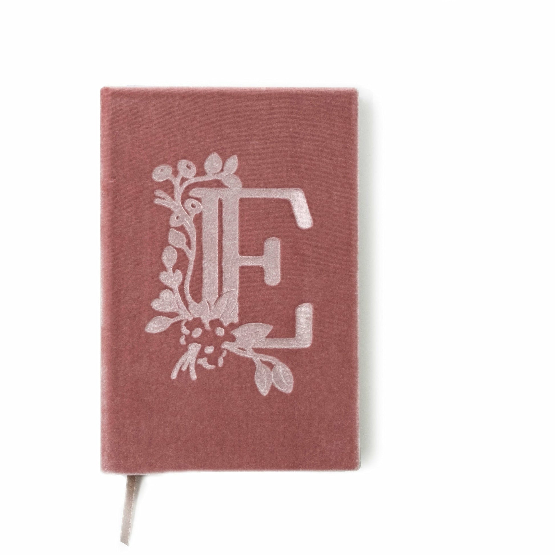 A - The Writer-Mongram Floral Velvet Book Journal - The First Snow