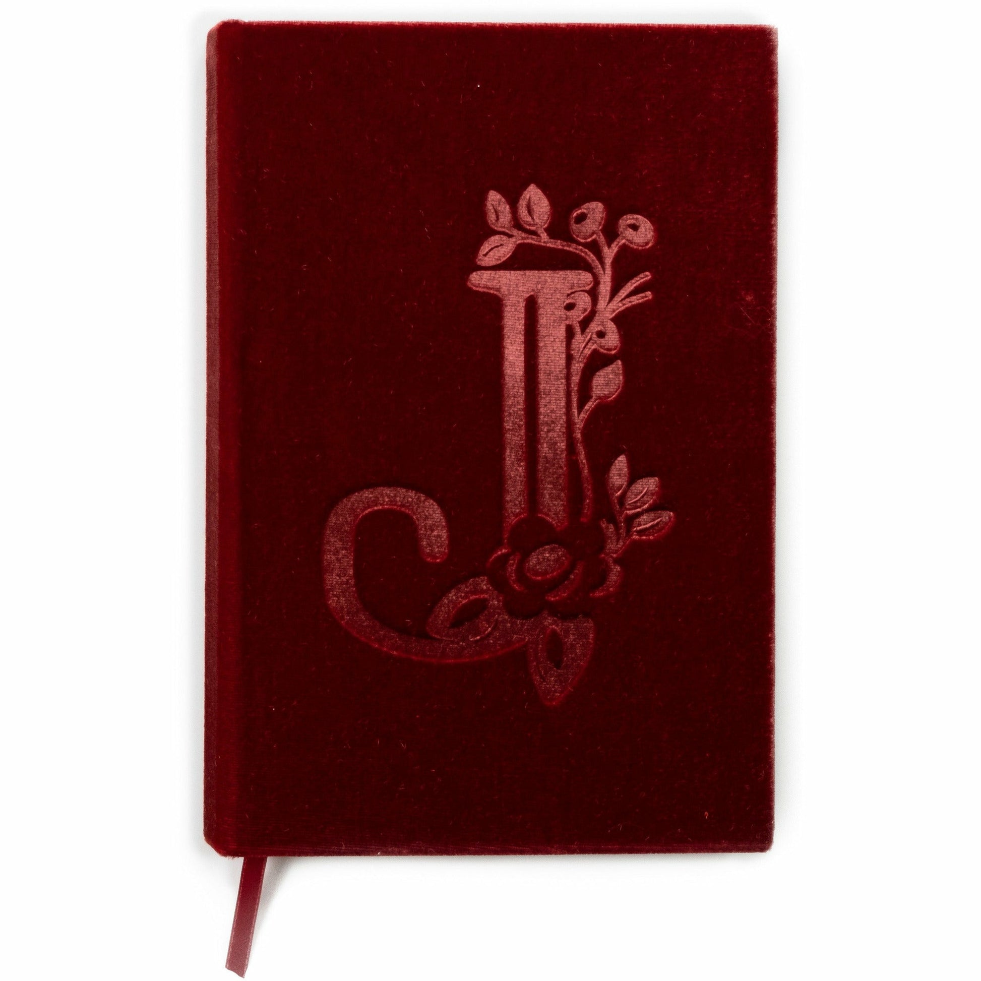 A - The Writer-Mongram Floral Velvet Book Journal - The First Snow