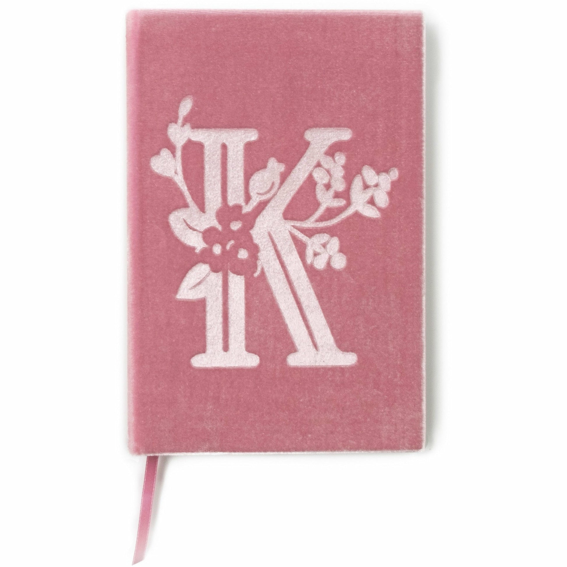 A - The Writer-Mongram Floral Velvet Book Journal - The First Snow
