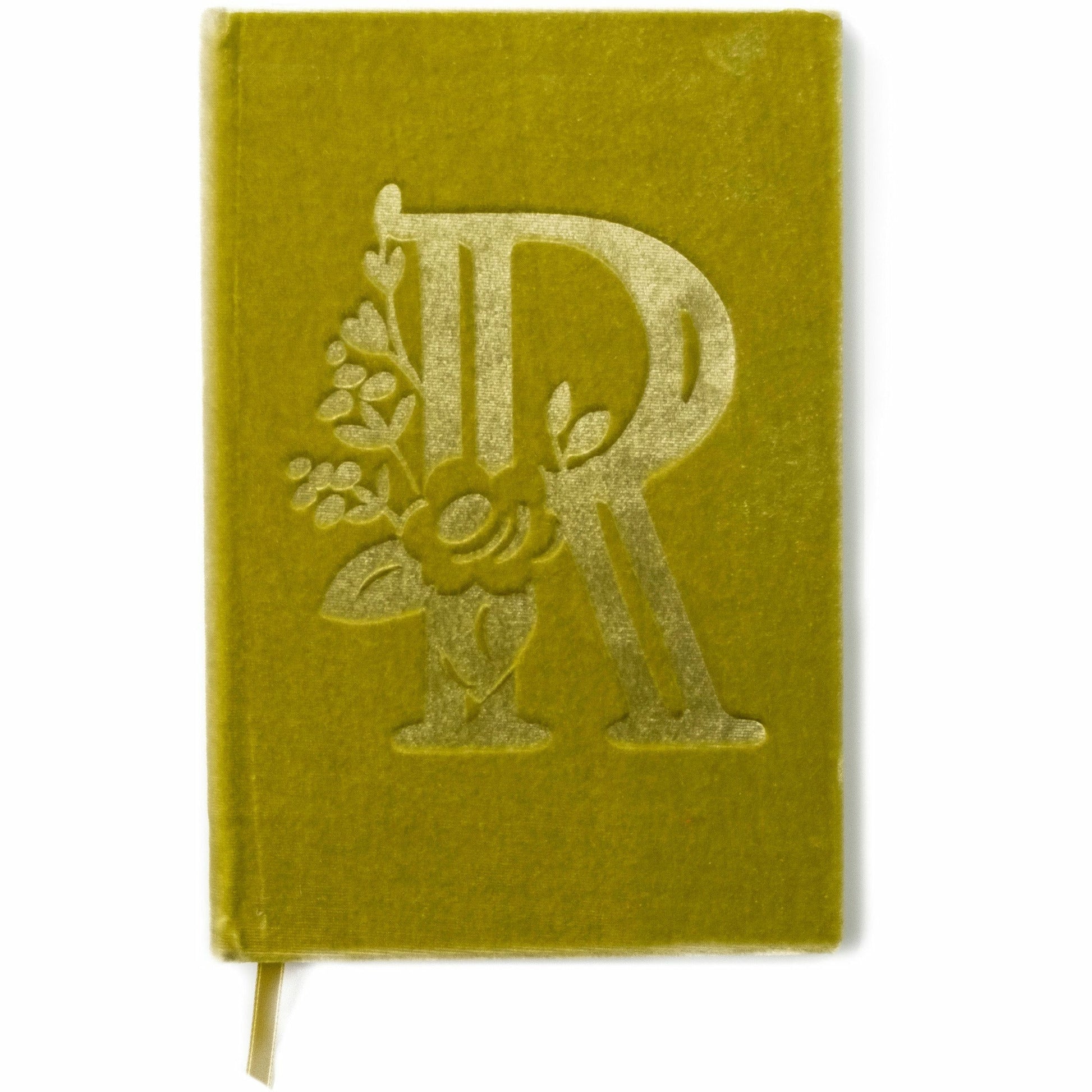 A - The Writer-Mongram Floral Velvet Book Journal - The First Snow