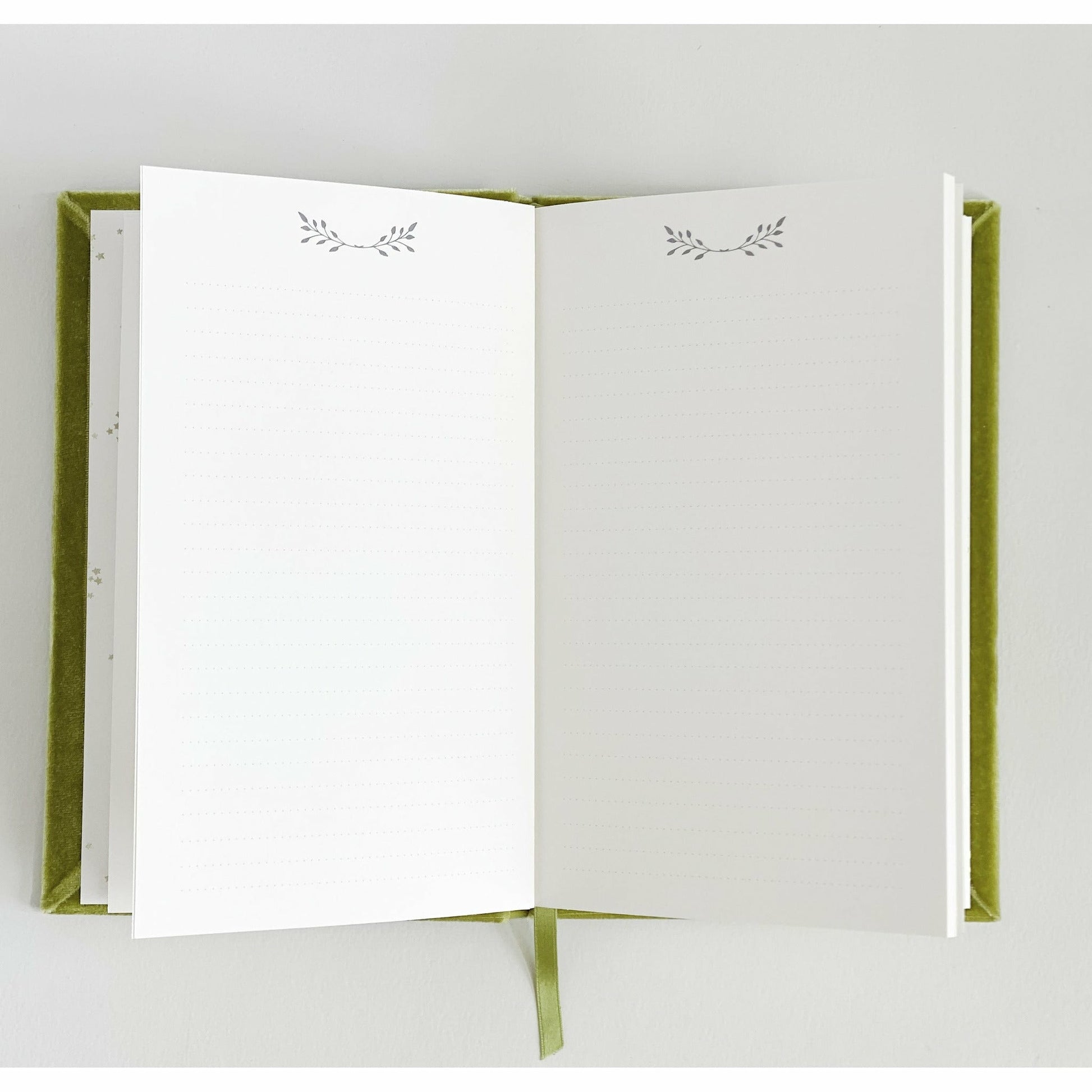 A - The Writer-Mongram Floral Velvet Book Journal - The First Snow