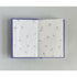 Petite Floral Heart Soft Velvet-Covered Notebook with Lined Pages - The First Snow