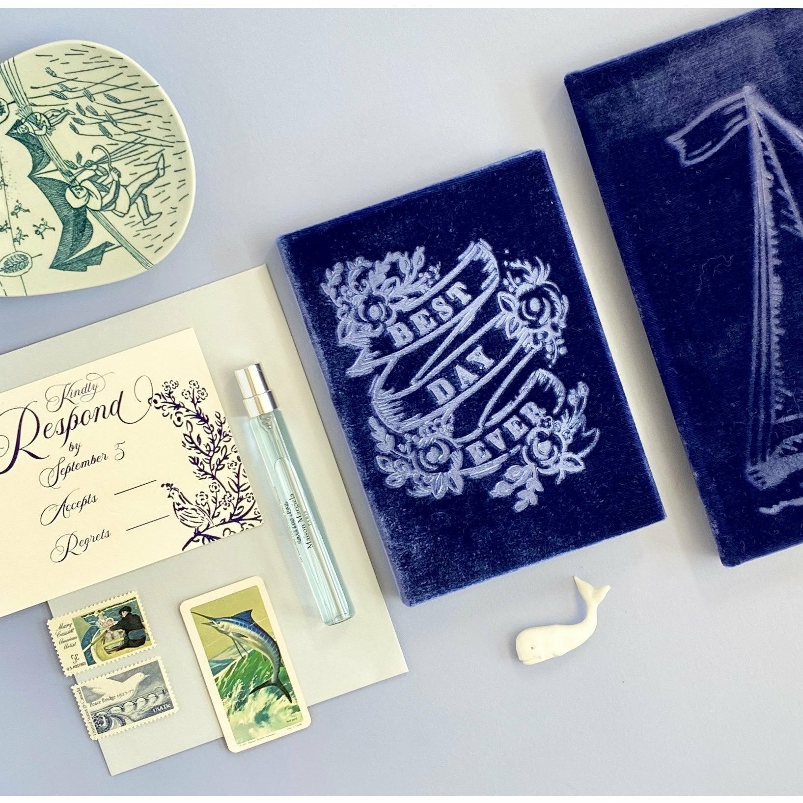 Best Day Ever Soft Velvet-Covered Notebook with Lined Pages - The First Snow