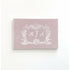 Custom Initial Baroque Frame Silk Velvet Guestbook by The First Snow - The First Snow