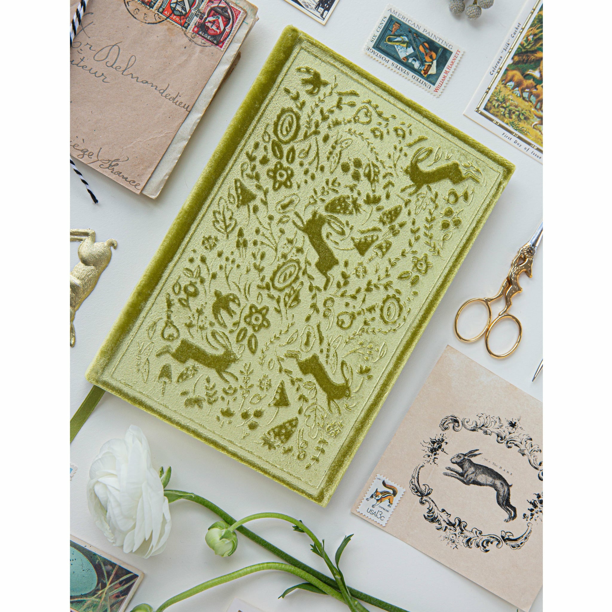 Silk Velvet Journal Secret Garden-Writer - The First Snow