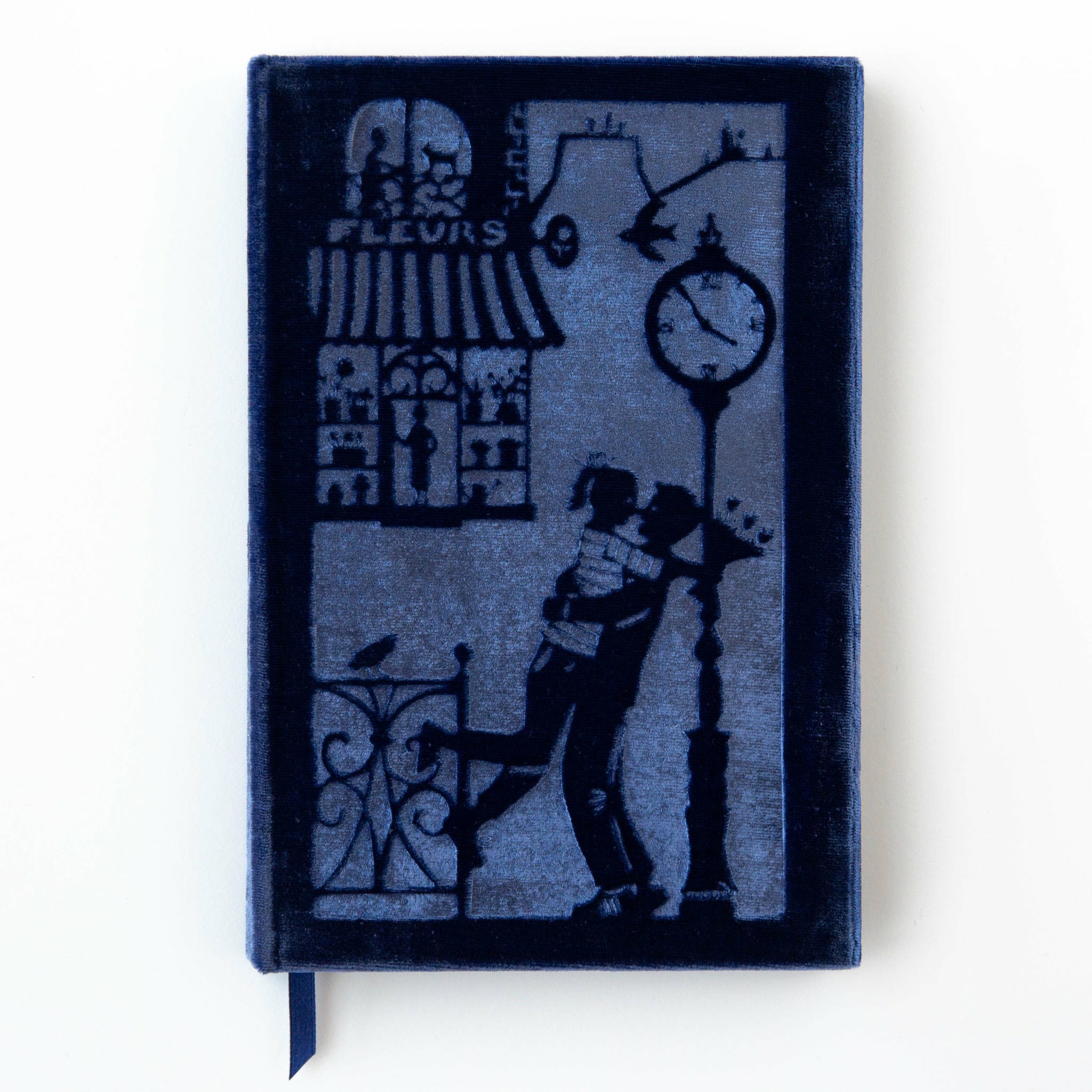 Romantic Couple The Writer Silk Velvet Journal - The First Snow