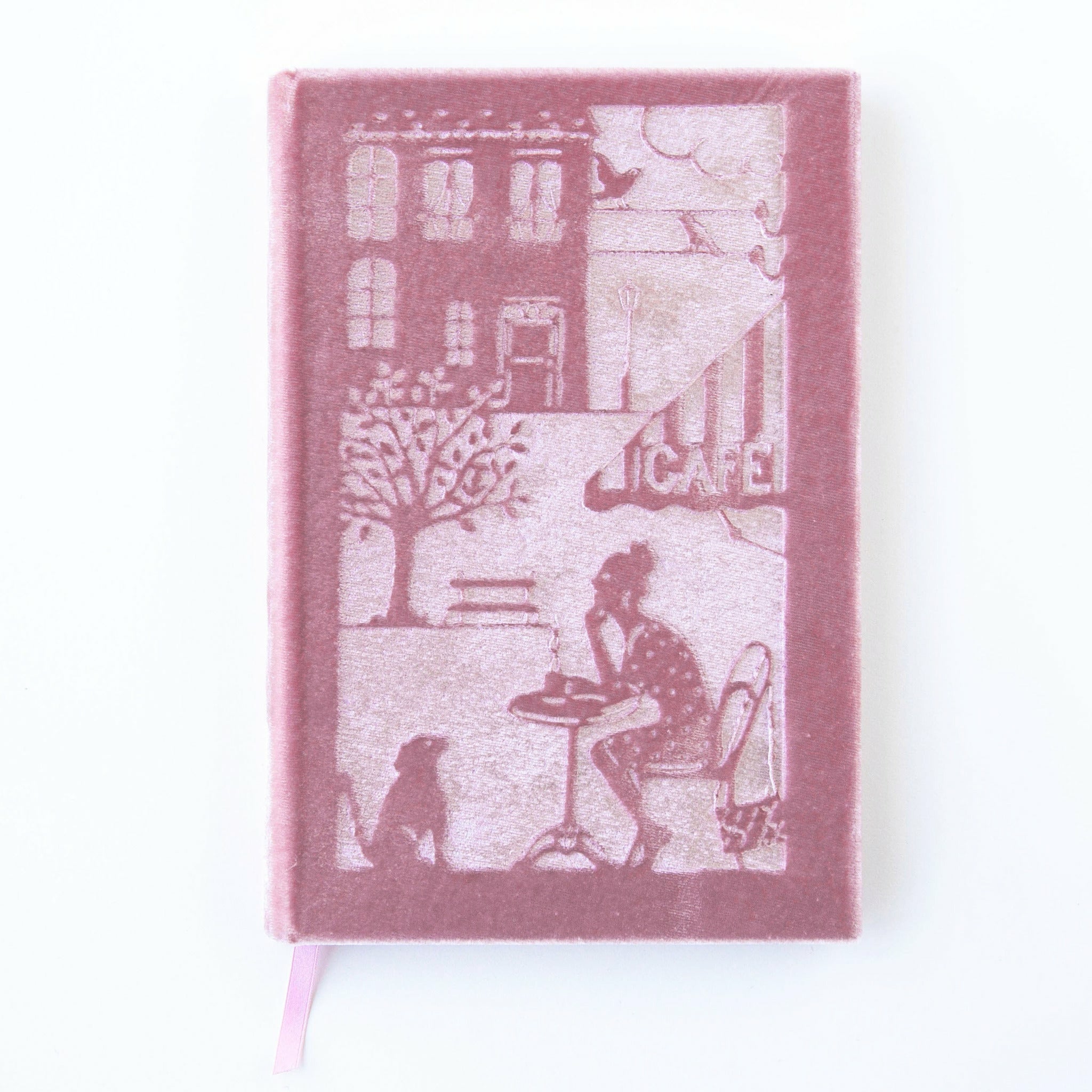 Cafe The Writer Silk Velvet Journal - The First Snow